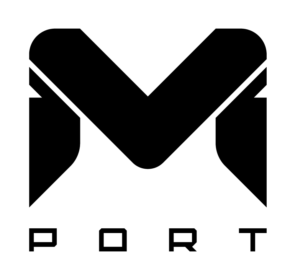 Black silhouette of a person with arms raised, standing on a platform, against a white background.